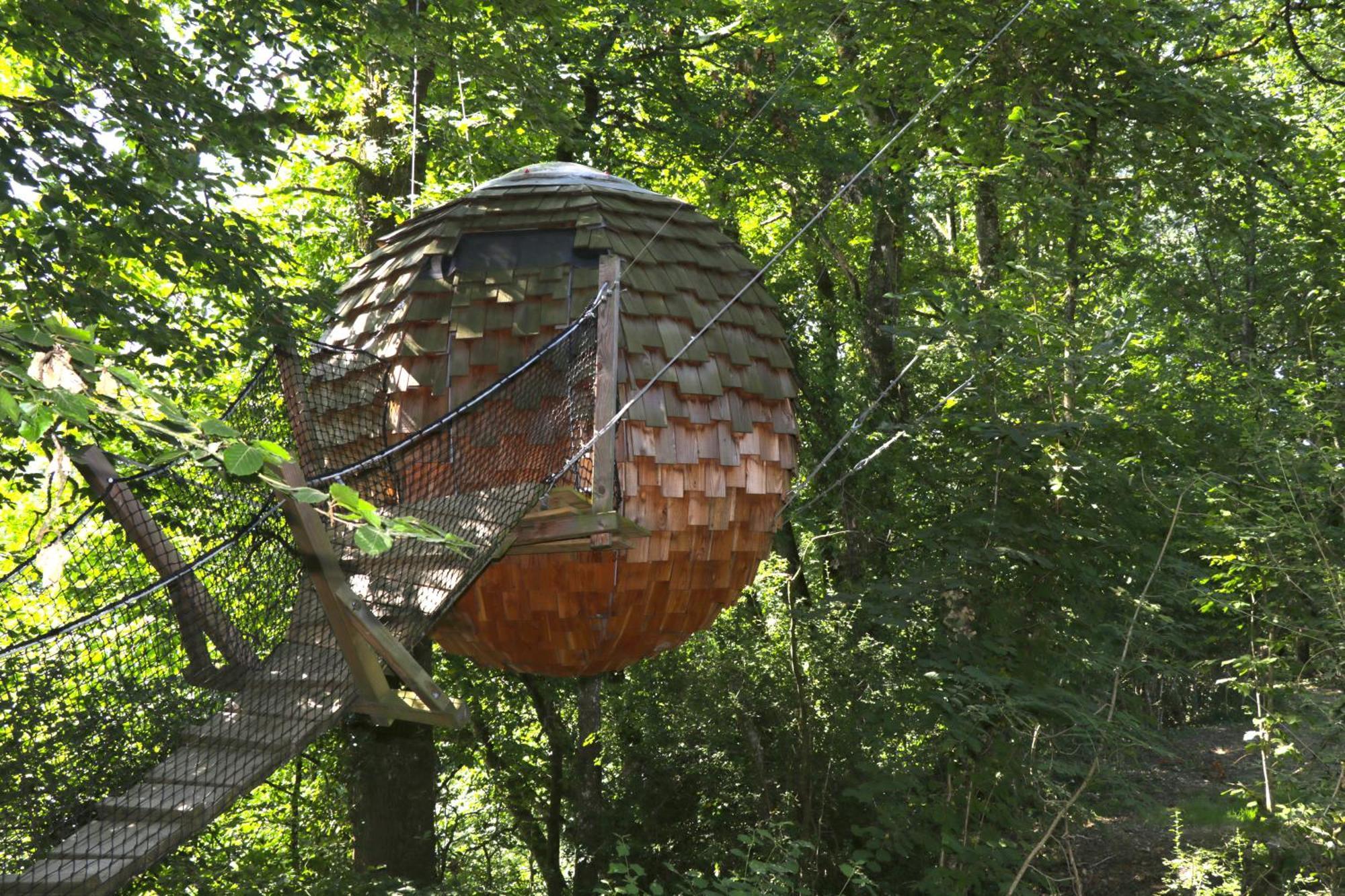 La Baconniere Domaine Des Vaulx - Locations De Cabanes Insolites المظهر الخارجي الصورة