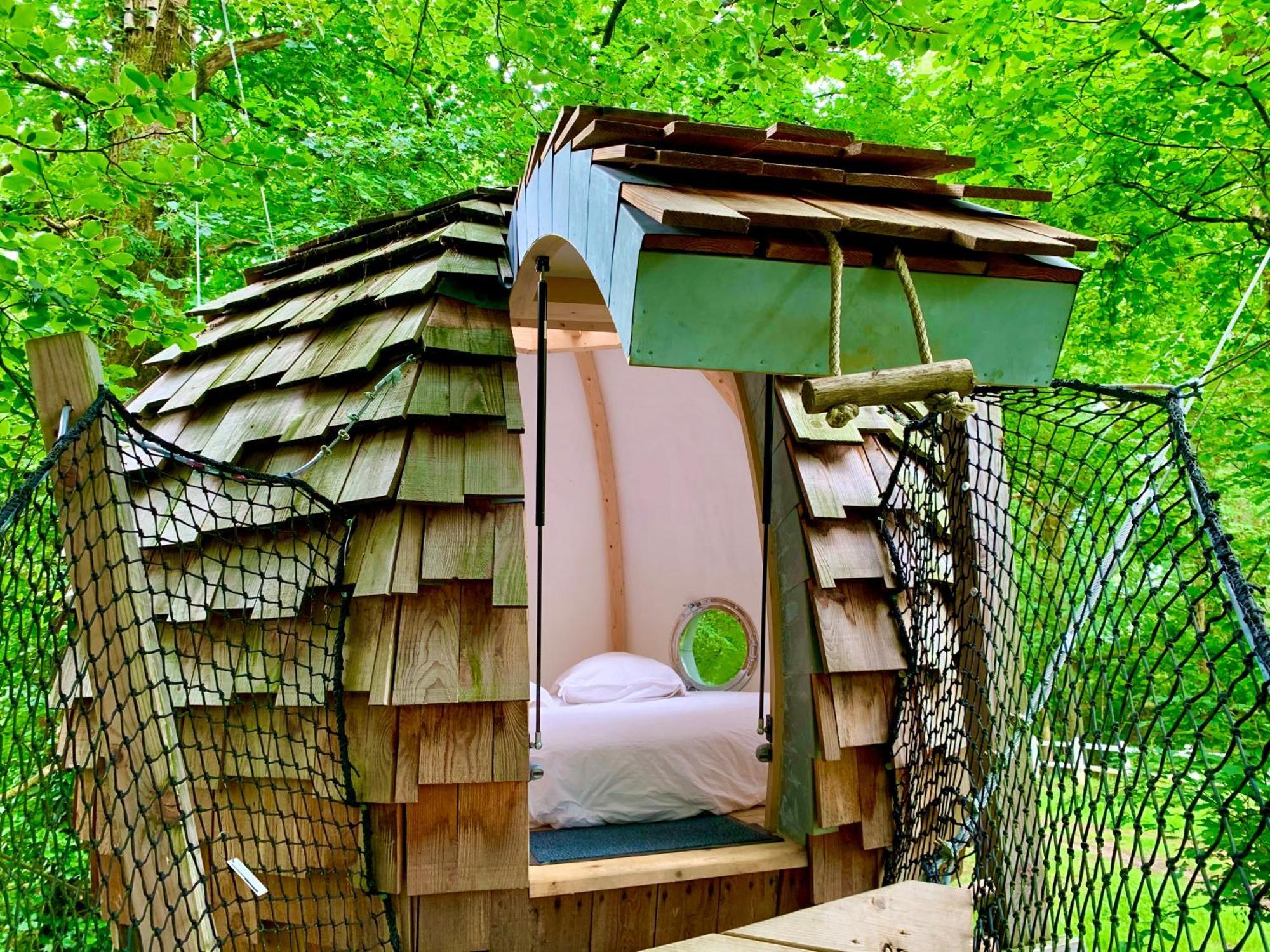 La Baconniere Domaine Des Vaulx - Locations De Cabanes Insolites المظهر الخارجي الصورة